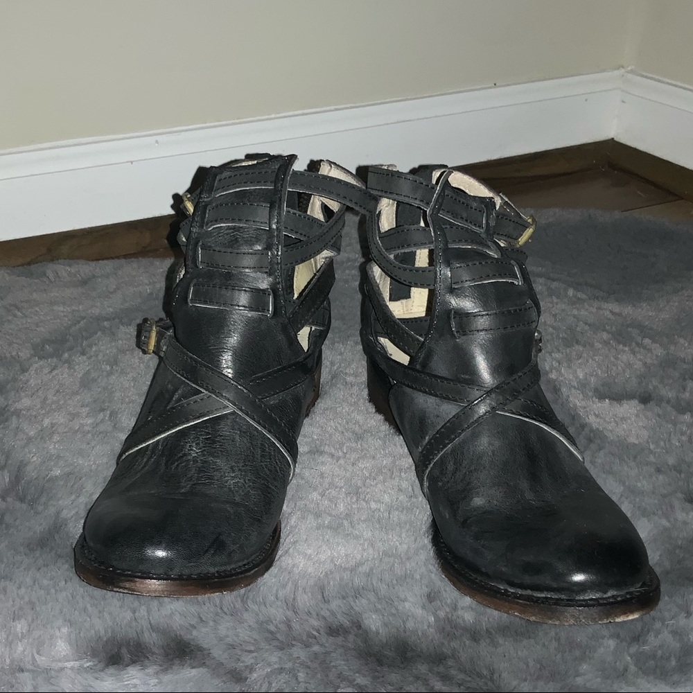 Freebird by Steven: straps booties - New!
